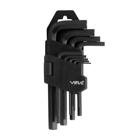 Набор шестигранных ключей 23х10х3,5  CrV 9 предметов VIRA 303147; УТ-00000316